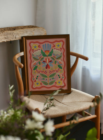 Flower Patch Symmetry, Poster