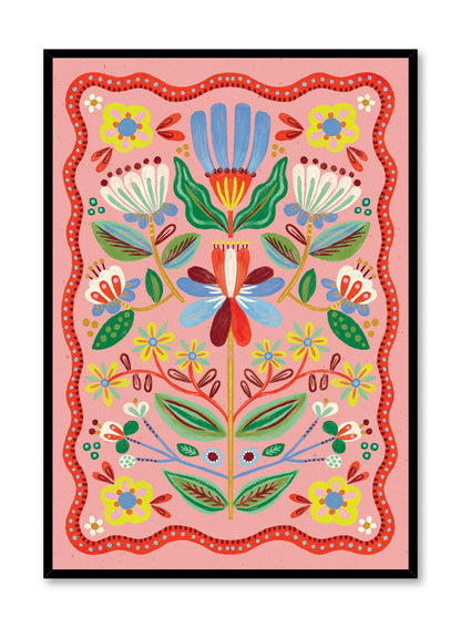 Flower Patch Symmetry, Poster